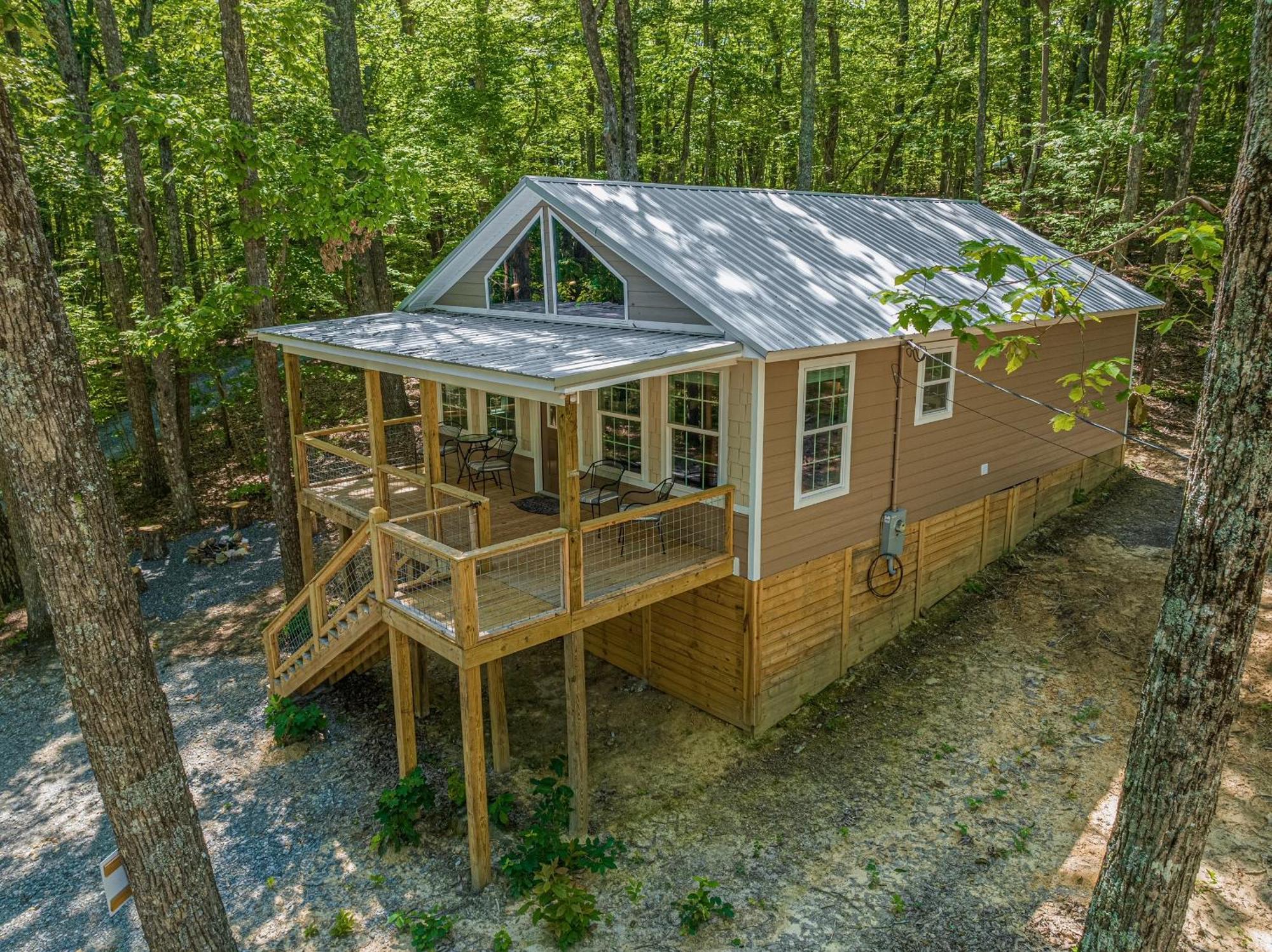 פורט פיין Coyote Cabin At Woodland Retreat At Desoto Beside Desoto State Park מראה חיצוני תמונה